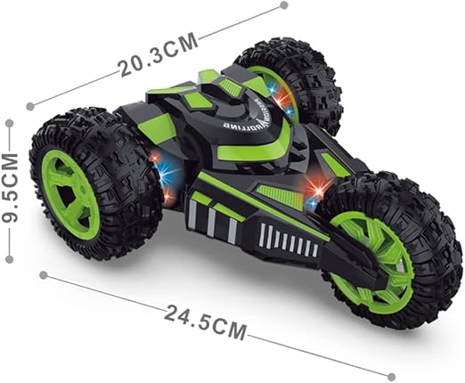 RC 3 x Tires Stunt Car with Flashing Lights