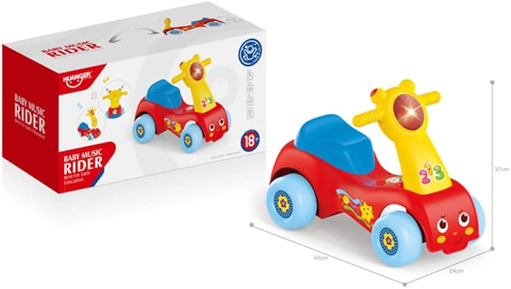 Huanger Musical Baby Push Car