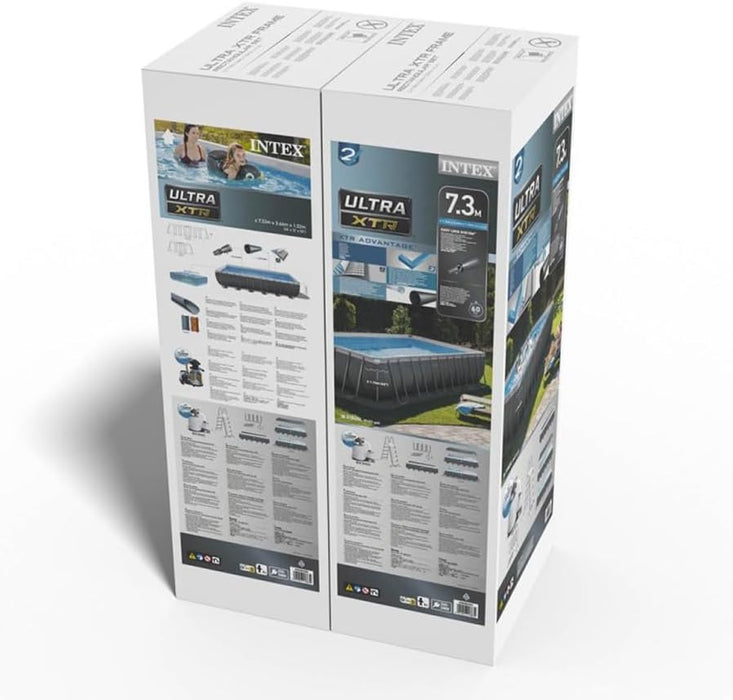 Intex Rectangular Ultra XTR Metal Frame Swimming Pool