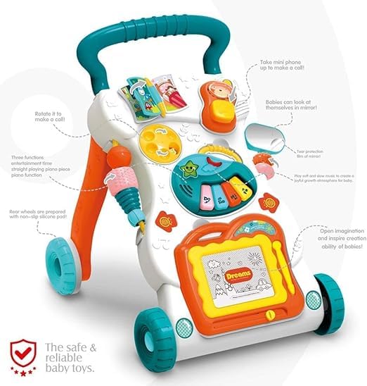 Hunager Baby Music Walker Trolley