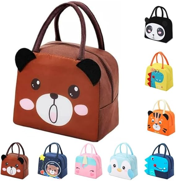 Adorable Brown Bear Thermal Baby Bag