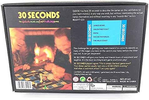 30 Second Quick fast Talking Game