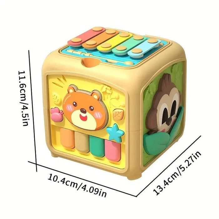 Multi-Function Piano Cube with Light & Sound