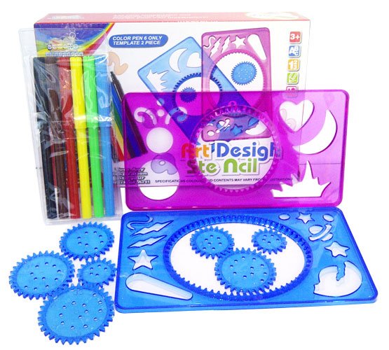 Buy Stencils Art Designing Kit Online in Pakistan — Khanaan.pk