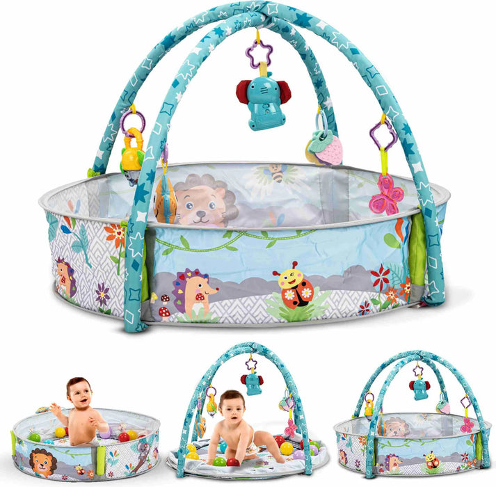 3 in 1 Baby Play Mat Activity Gym