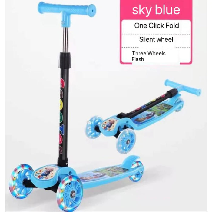 Kids Flash Wheels Scootie