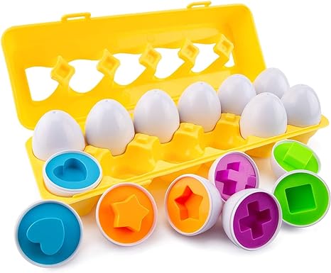 Matching Egg Shapes Kids Game