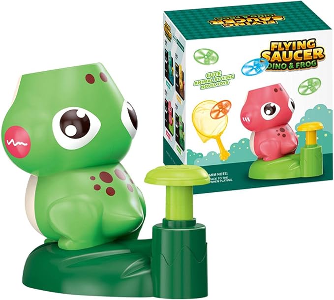 Rotating Flying Saucer  Dino & Frog