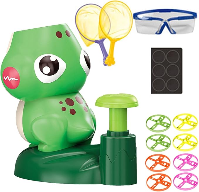 Rotating Flying Saucer  Dino & Frog