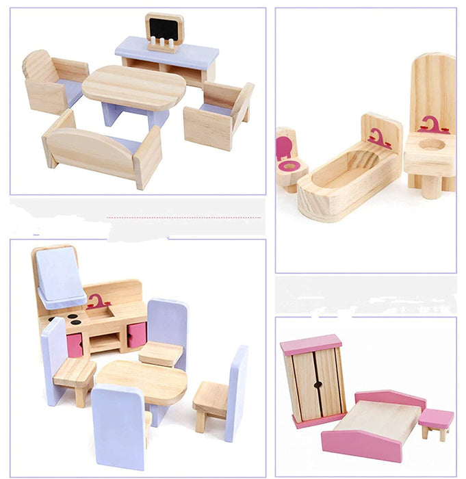 Classic Design Wooden Doll House