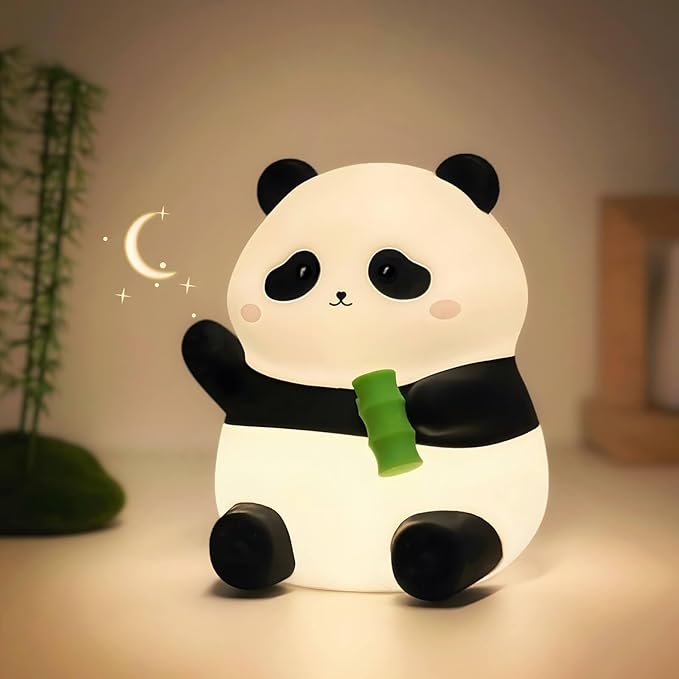 Silicon Panda Night Light Warm Lamp
