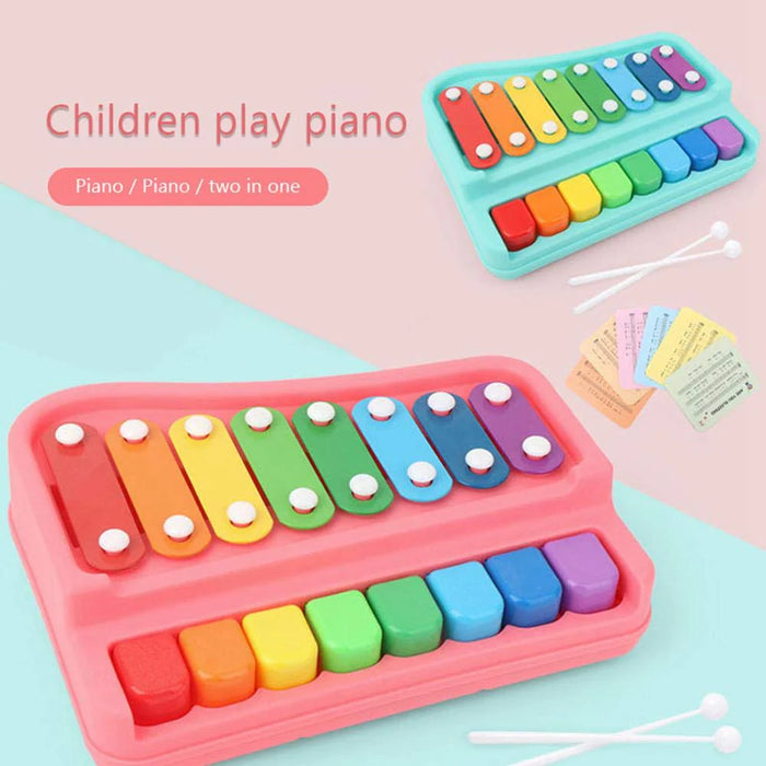 2 in 1 Interesting Lovely Xylophone & Piano