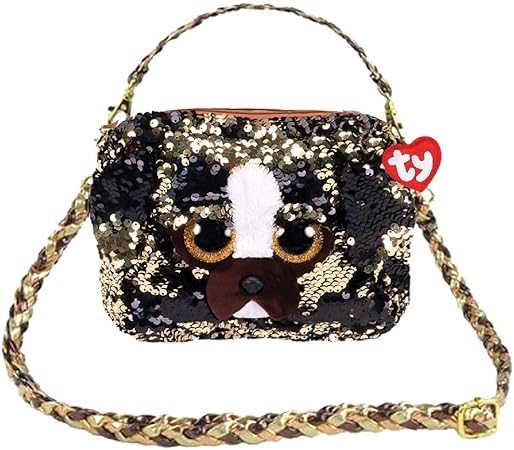 TY Fashion Sequin Dog Brutus Purse