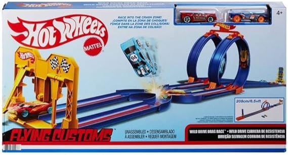 Hot Wheels Wild Drive Drag Race, Track Set