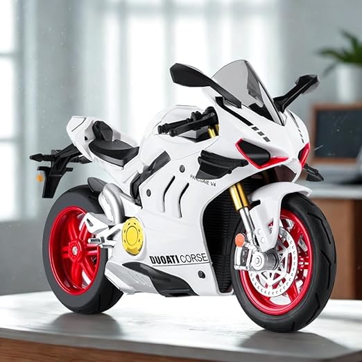 Diecast Ducati Motorcycle with Light & Sound