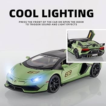Diecast Lamborghini Aventador SVJ 63 Car