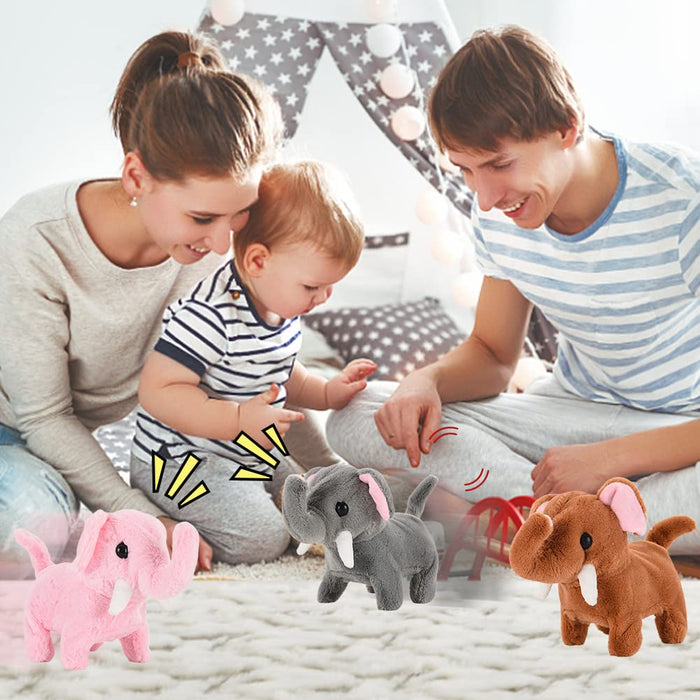 Soft Stuff Walking Musical Elephant