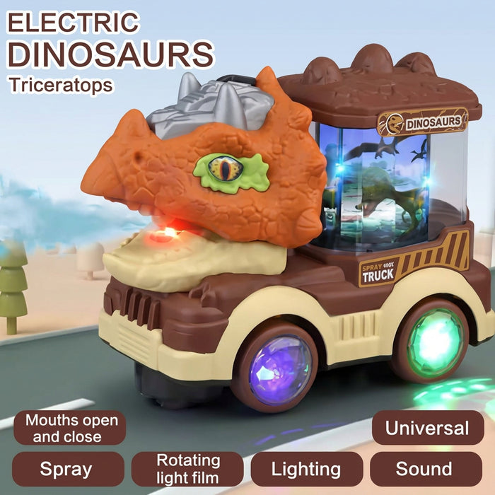 Interactive Electric Dinosaur Spray Car