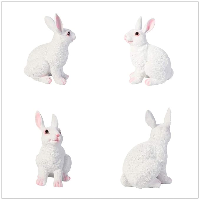 Lovely Hair Rabbit Figure