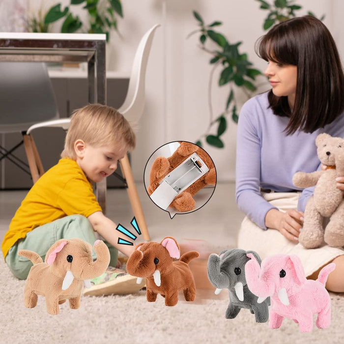 Soft Stuff Walking Musical Elephant