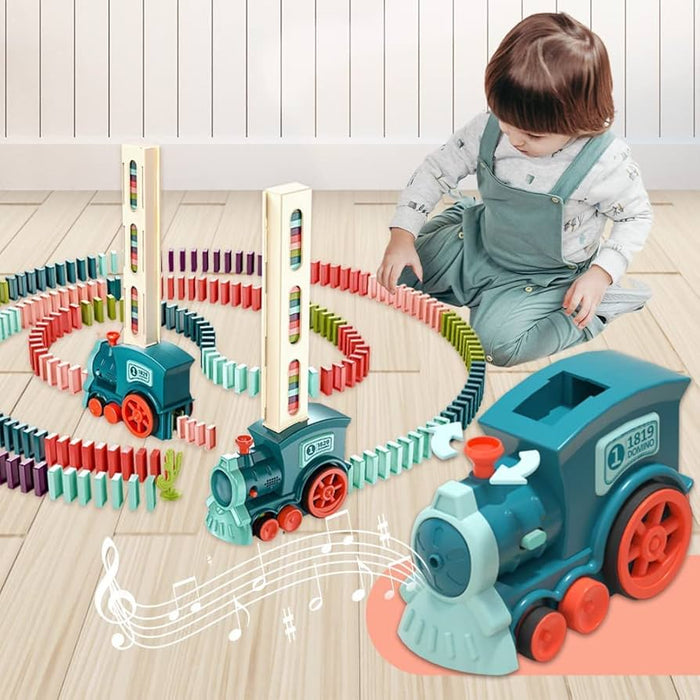 Electric Domino Train with Light & Sound