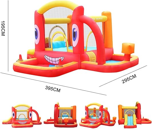 Garden Inflatable Dolphin Jumping Castle