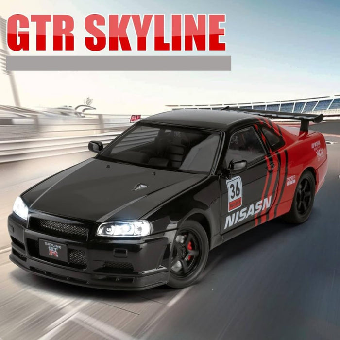 Diecast Nissan Skyline GTR with Light & Sound