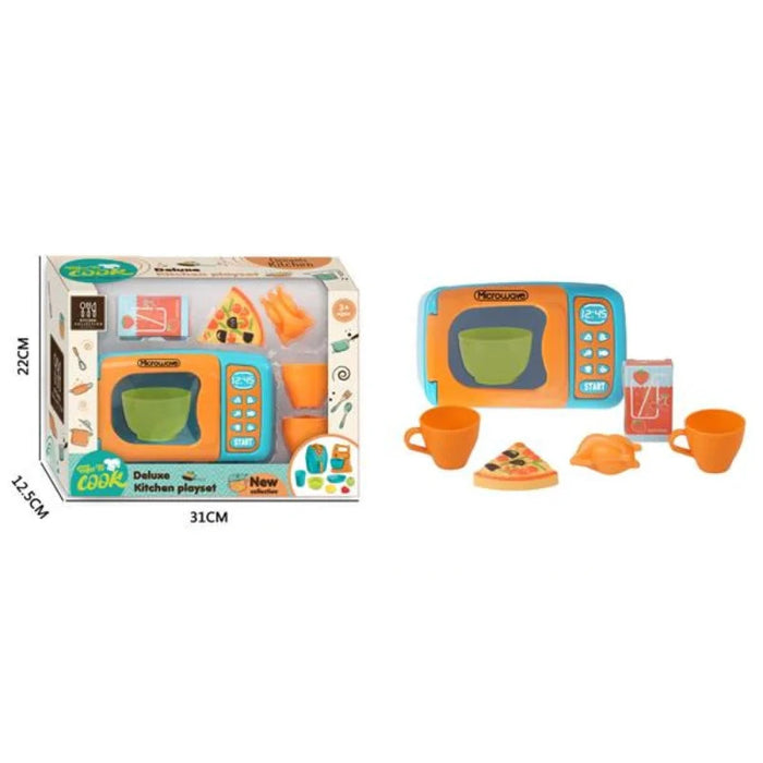 Deluxe Microwave Oven Kitchen Set