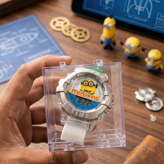 Minions Spinner Watch with LED Light & Music