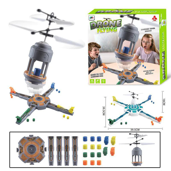 Little Kids Flying  Helicopter