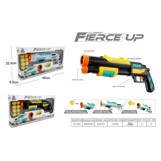 2 in 1 Fierce-Up Dart Gun