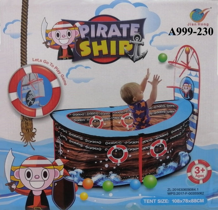 Pirate Shape Baby Tent House