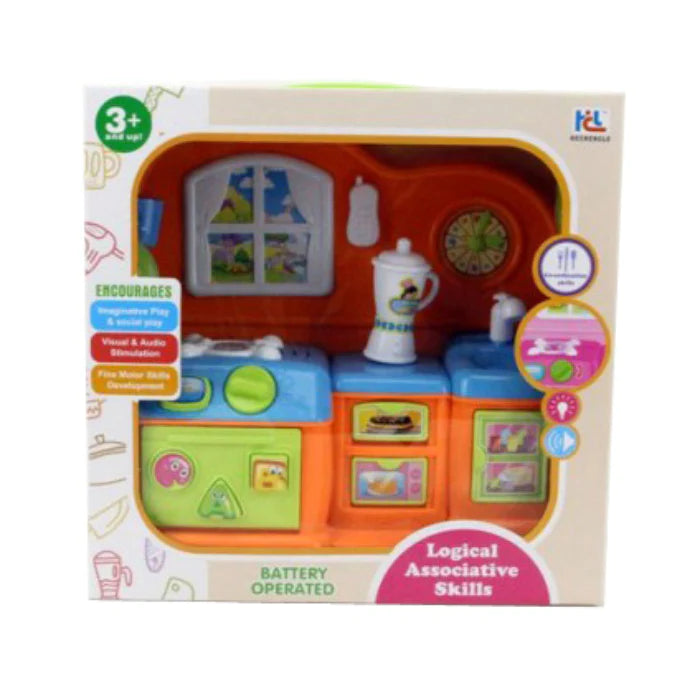 Kitchen Set with Accessories and Light & Sound