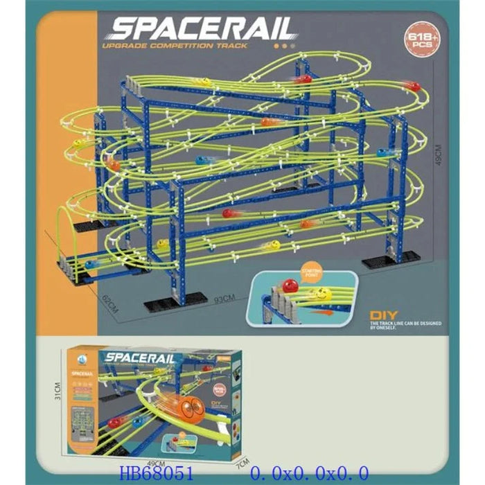 DIY Space Rail Competition Track Set