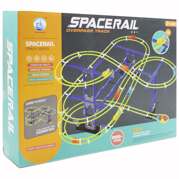 Space Rail Overpass Track Building Block Set