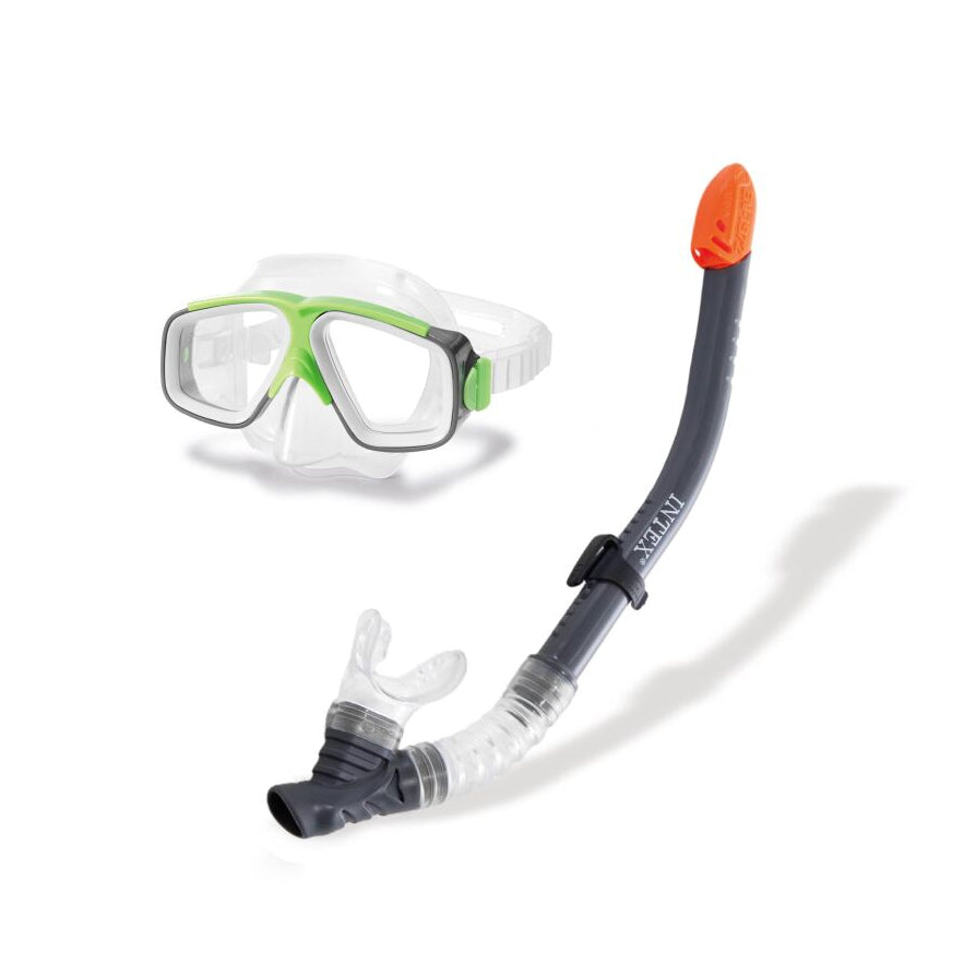 Buy Intex 55949 Surf Rider Polycarbonate Snorkel & Mask Online in ...