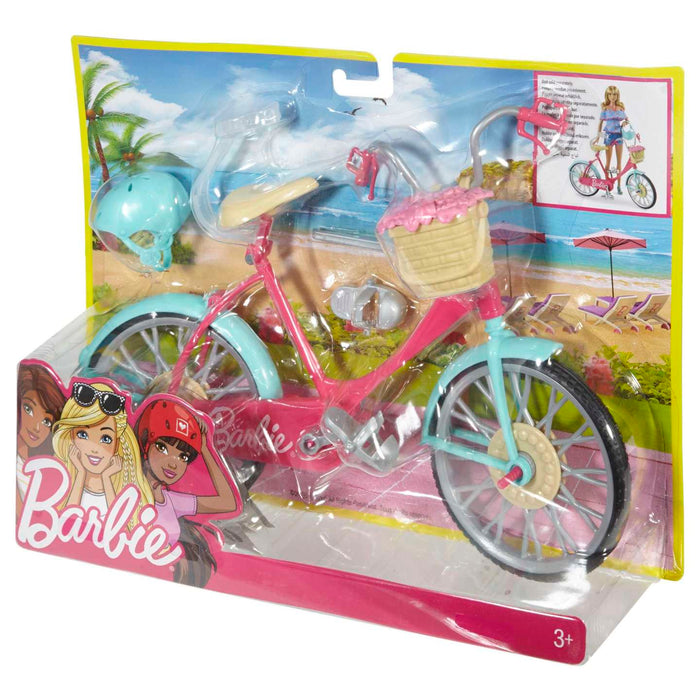 Barbie Cycle With Teal Fenders Playset