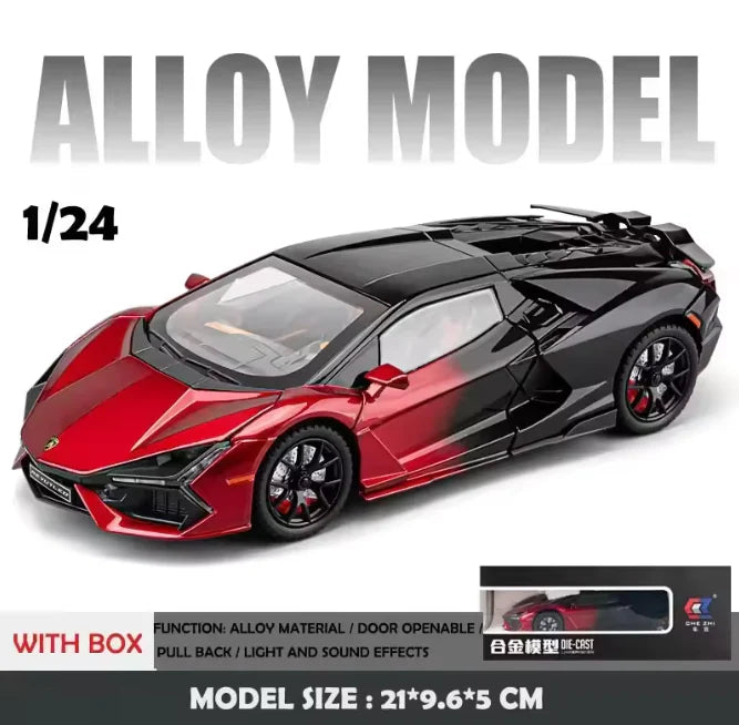 Diecast Lamborghini Revuelto Car with Light & Sound