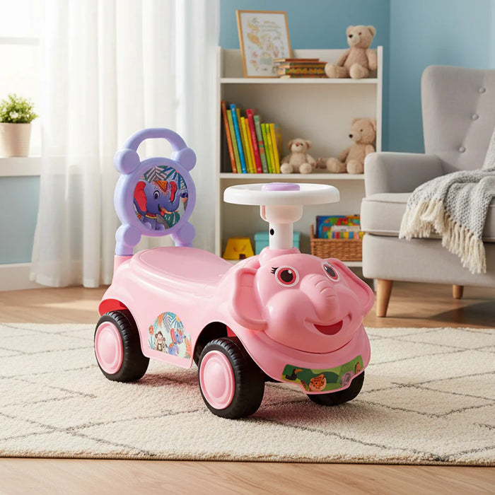 Elephant Shape Kids Push Car