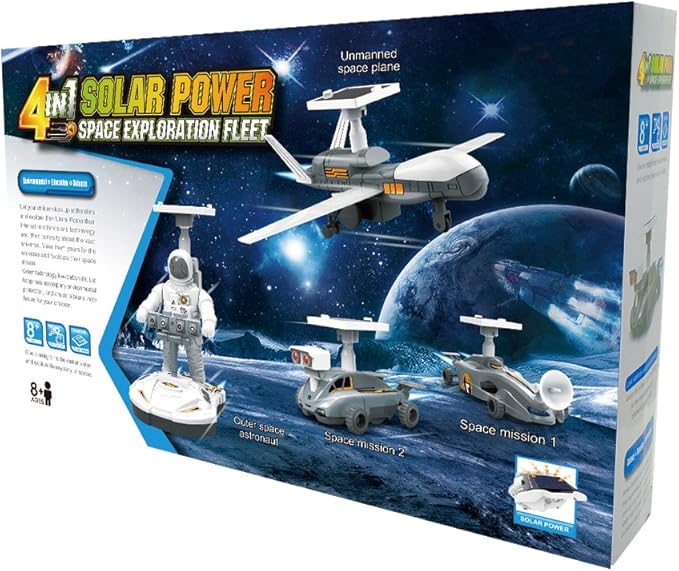 4 in 1 Solar Power Space Exploration Fleet