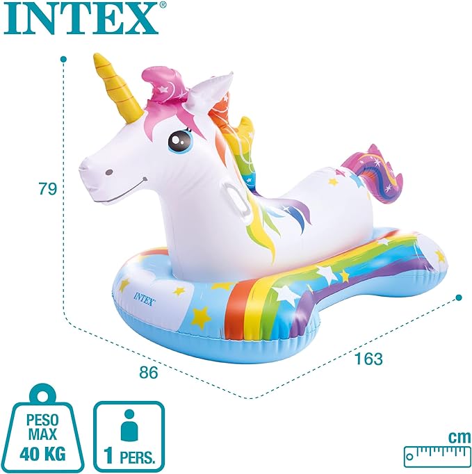 Intex 57552 Magical Unicorn Rides-on