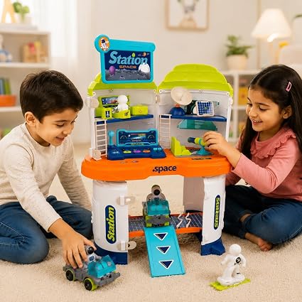 Space Station Playset with Astronaut Figure