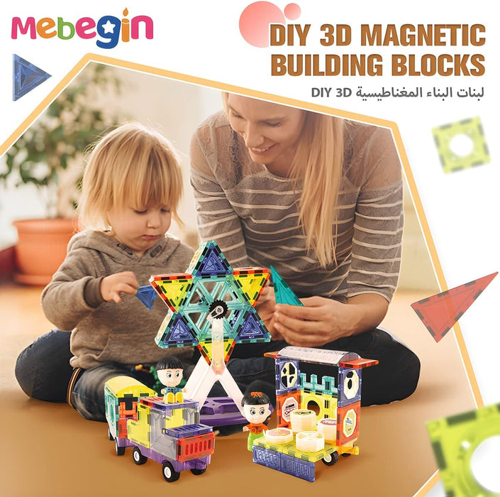 Kids Magnetic Building Blocks Set 100 Pieces