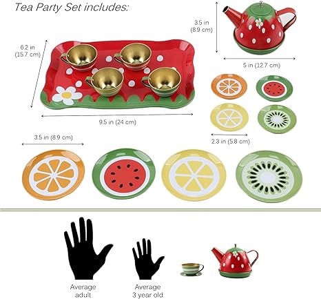 14 PCS Family Comboo Tea Party Play Set