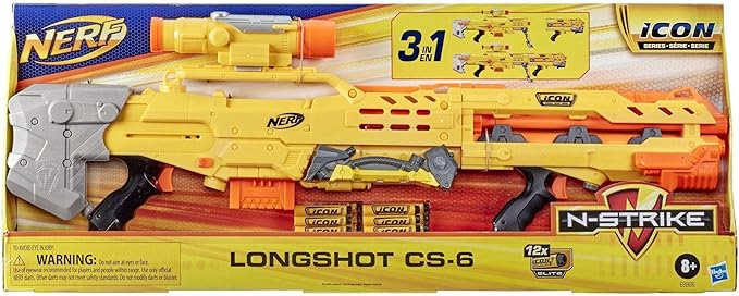 Nerf 3 in 1 N-Strike Icon CS-6 Foam Blaster
