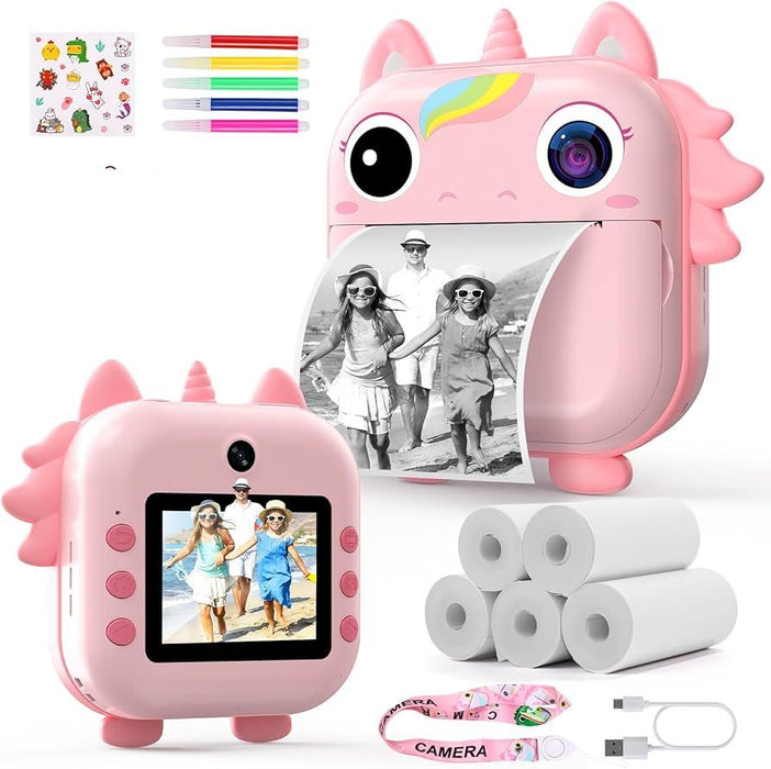 Rechargeable Unicorn Print Camera