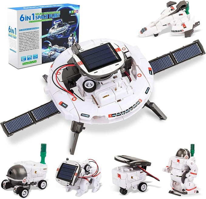 6 in 1 Solar Rechargeable Space Fleet