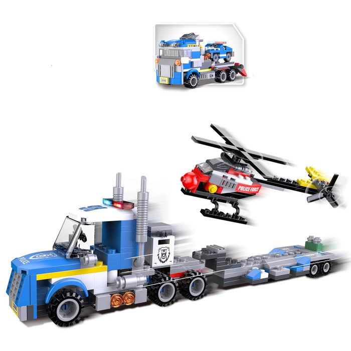 3 in 1 Police Building Bricks Blocks