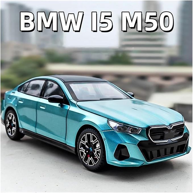 Diecast BMW I5 M50 Car with Light & Sound