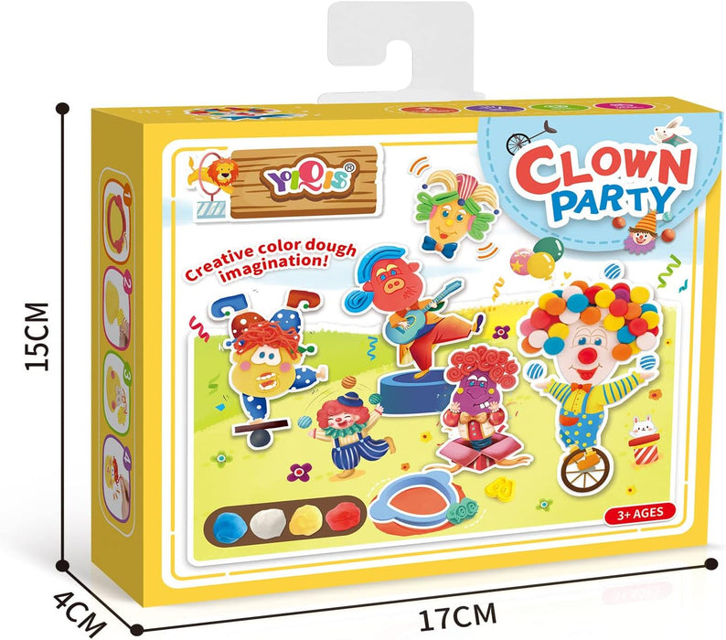 Clown Party Colour Play Dough